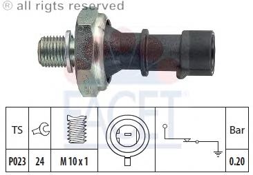6ZL014396031 HELLA Sensor de pressão de óleo