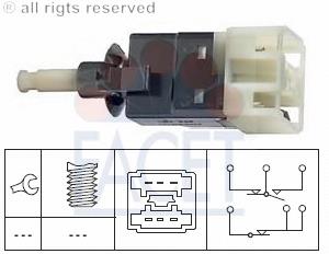 71206 Facet Sensor de ativação do sinal de parada
