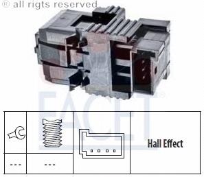 XKB000022 Land Rover Sensor de ativação do sinal de parada