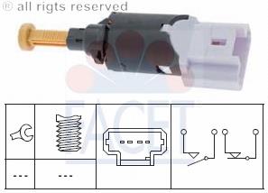71197 Facet Sensor de ativação do sinal de parada