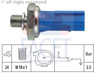 06E919081F VAG Sensor de pressão de óleo