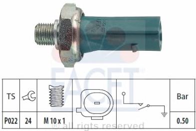 3C919081 VAG Sensor de pressão de óleo