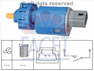 253253287R Renault (RVI) Sensor de ativação de embraiagem