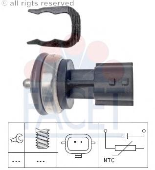 7700110664 Renault (RVI) Sensor de temperatura do fluido de esfriamento