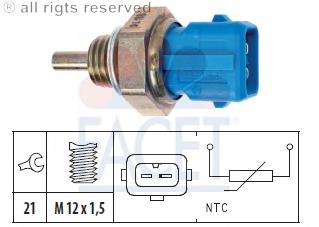 8200702968 Renault (RVI) Sensor de temperatura do fluido de esfriamento
