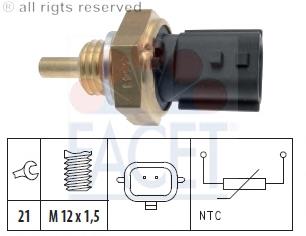 A6269050600 Mercedes Sensor de temperatura do fluido de esfriamento