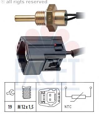 Sensor de temperatura do fluido de esfriamento Volvo 9125463 preço, a partir de 25,89 USD