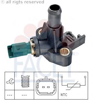 0071719393 Fiat/Alfa/Lancia Sensor de temperatura do fluido de esfriamento