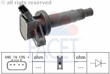 Bobina de ignição 9008002239 Toyota