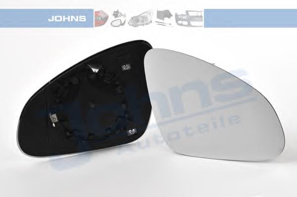 Elemento espelhado do espelho de retrovisão direito Opel 13265470