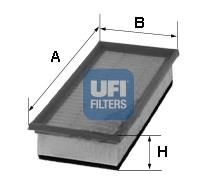 3021000 UFI Filtro de ar