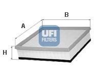 3018000 UFI Filtro de ar