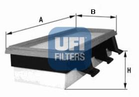 3010800 UFI Filtro de ar