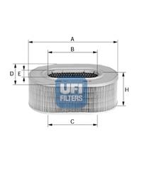 2725800 UFI Filtro de ar