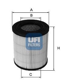 2727100 UFI Filtro de ar