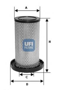 2717500 UFI Filtro de ar