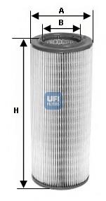 2739700 UFI Filtro de ar
