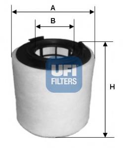 2762100 UFI Filtro de ar