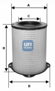 2758700 UFI Filtro de ar