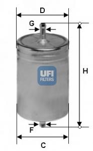 Compre 8250553640 Isuzu Filtro de combustível