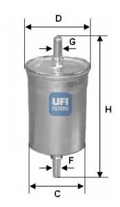 3151500 UFI Filtro de combustível