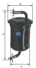 M133A12 NPS Filtro de combustível