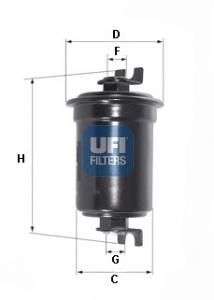 Filtro de combustível MB504752 Mitsubishi