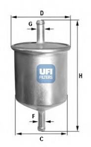 3152900 UFI Filtro de combustível