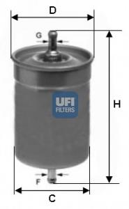 Filtro de combustível UFI 3150000 preço, a partir de 10,81 USD