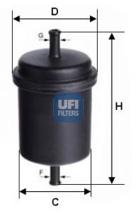3151200 UFI Filtro de combustível