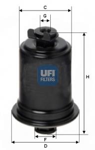 K9A220490B Hyundai/Kia Filtro de combustível