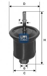 3173100 UFI Filtro de combustível
