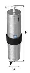 Filtro de combustível Eurorepar 1643628080 preço, a partir de 23,22 USD