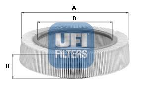 3080000 UFI Filtro de ar