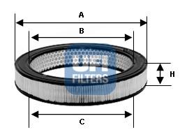 3081100 UFI Filtro de ar