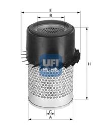 2713200 UFI Filtro de ar