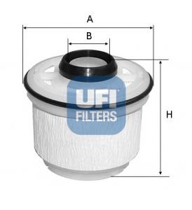 2604500 UFI Filtro de combustível