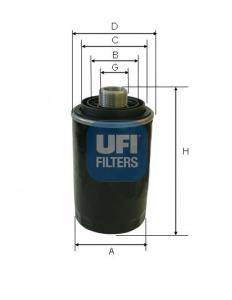 2349300 UFI Filtro de óleo