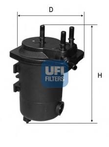 Filtro de combustível 8671019212 Renault (RVI)