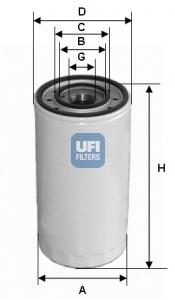 2330300 UFI Filtro de óleo