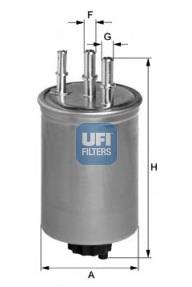 2444500 UFI Filtro de combustível