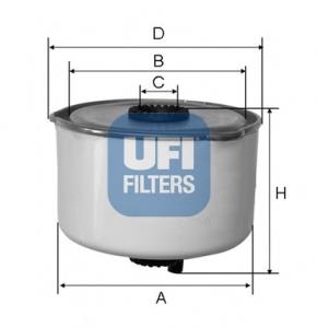 Filtro de combustível LR009705 Rover
