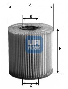 2504800 UFI Filtro de óleo