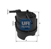 2434300 UFI Filtro de combustível