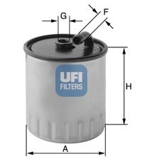 2442900 UFI Filtro de combustível