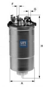 Filtro de combustível 6Q0127401 VAG