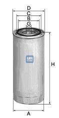 2439501 UFI Filtro de combustível