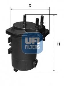 Filtro de combustível 8671019212 Renault (RVI)