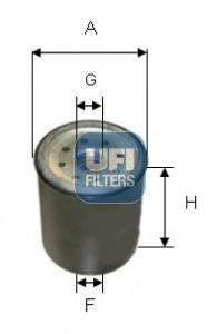 2446100 UFI Filtro de combustível