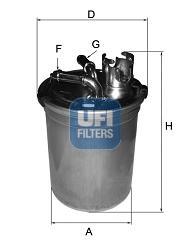 FE0386 Bremsi Filtro de combustível